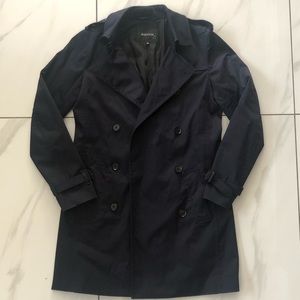 Babaton navy trench coat